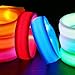 PROLOSO LED Armbands, Light Up Bracelets, Flashing Sports Wristband Pack of 8 Glow in The Dark Party Supplies