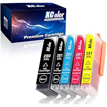 compatible cli 280xxl 281xxl xcolor pgi replacement cartridge xxl canon ink pack ts9521c ts6120 ts9120 tr7520 ts9520 ts8120 ts6220 ts8220
