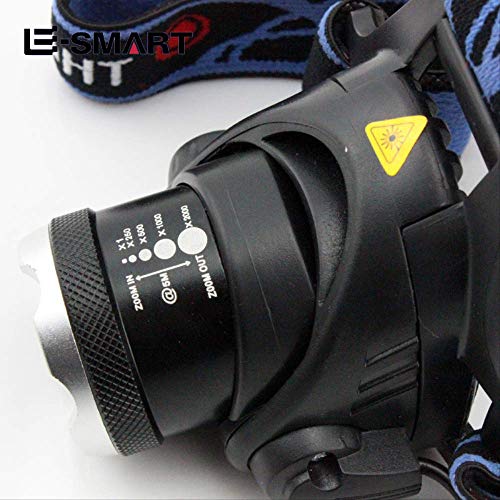 Outdoor-Scheinwerfer, helles Licht, aufladbar, ultrahell, LED, Zoom, Nacht-Angel-Lampe, Scheinwerfer, Xenon, klein – Bild 3