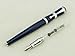 Lanxivi Hero 6117 Fountain Pen Gold Stars Cap Blue Barrel Fine Nib Size with Pen Pouch