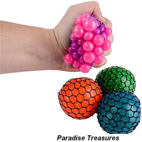 NEON Mesh Squishy Ball (Pack of 12)Squeeze it, squish it, throw it, catch it-Pack of 12 Squish Balls