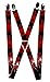 Buckle-Down Suspenders - Harley Quin Standing Pose/diamonds Black/red Accessory, -Multi-Colored, One Size
