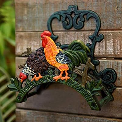 Sungmor Heavy Duty Cast Iron Hose Holder Garden Yard Decorative