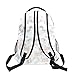 AUUXVA White Marble Rose Gold Backpack Travel School Shoulder Bag for Kids Boys Girls Women Men 11.5x8x16 in
