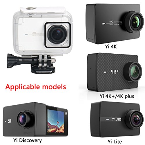 First2savvv Waterproof Case for Xiaomi Yi 4K/Yi 4K+/Yi Lite/YI Discovery 4K Diving Protective Housing Waterproof Case 40m for Xiaoyi 4K Xiaomi II/Yi Lite Action Camera with Bracket MI-Lite-05
