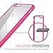 iPhone 6s Plus Case, iPhone 6 Plus Case, Pofesun 8 Pack Ultra Thin Slim Silicone Bumper with Frosted Clear Hard Back Cover for iPhone 6 Plus (2014)/6S Plus (2015)5.5'', Shock Protection Secure Grip