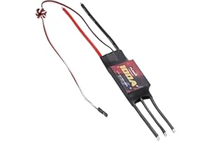 POENVFPO Drone ESC, 100A Brushless Speed Controller with Overcurrent Overvoltage Overtemperature Protection for Quadcopter an