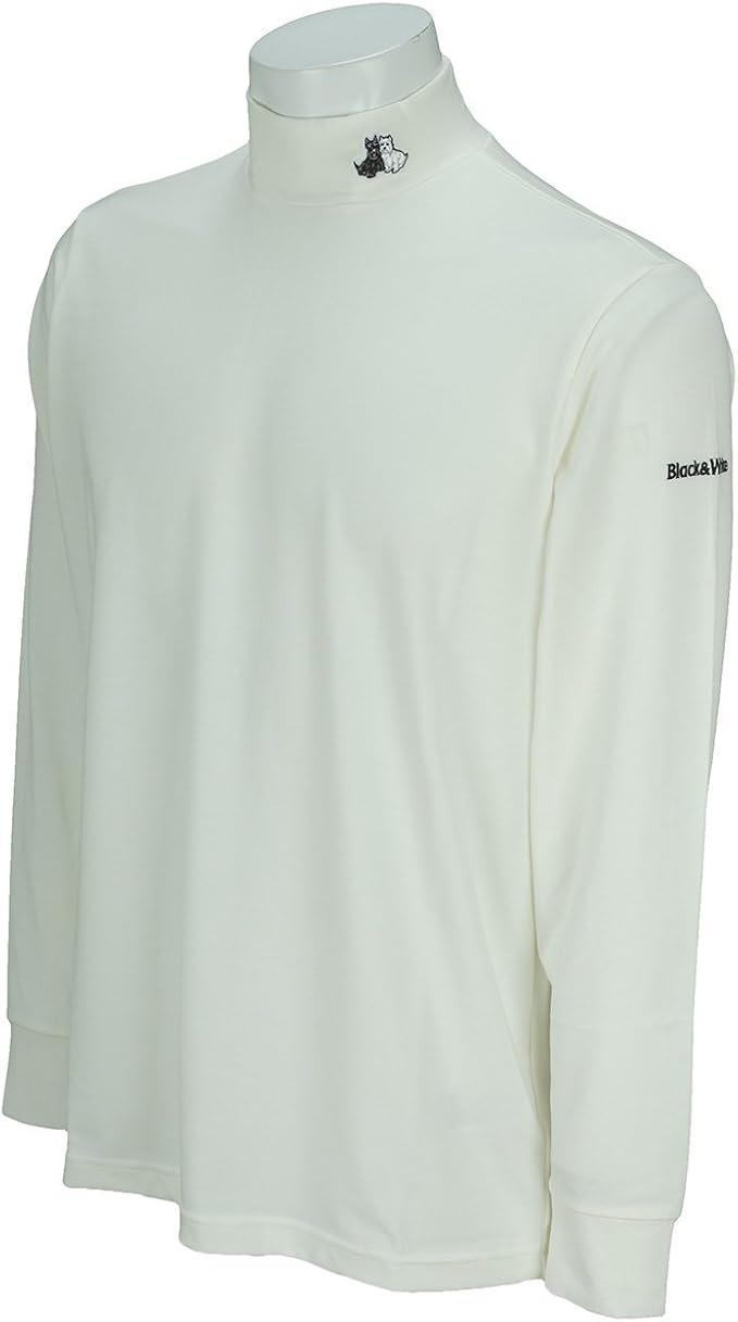 Amazon ブラック ホワイト Black White ハイネックインナーシャツ メンズ スポーツ ゴルフ 97gf Zb M オフ ホワイト 11 シャツ 通販