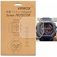 VRWOX 3-Pcs For GX-56 Watch TPU Screen Protector, Full Coverage TPU Screen Protector for GX-56BB-1D GXW-56 Watch HD Clear Anti-Bubble and Anti-Scratch (GX-56)