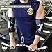 Echo Elbow Compression Sleeve Arm Brace Pair, Support for Tendonitis, Golfers and Tennis Elbow, Joint Pain Relief, Workout Protection by Alpha Lifting Gear