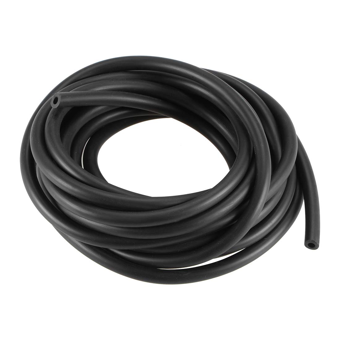 sourcing map Lubricating Oil Hose, 3mm(1/8") ID x 6mm(15/64") OD 13.12Ft/4M Rubber Water Hose Pipe Tubing Black