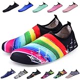 bridawn Water Shoes for Women and Men, Quick-Dry Socks Barefoot Shoes