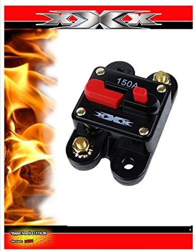 Circuit Breaker 150 AMP Inline Reset Self Test 150AMP Car Audio Stereo 150A Fuse
