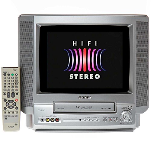 Aiwa-VX-S137-13-4-Head-Hi-Fi-Stereo-TVVCR-Combo-24-VHS-Hi-Fi-Movies-for-Children