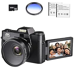 4K Digital Vlogging Camera for YouTube Autofocus