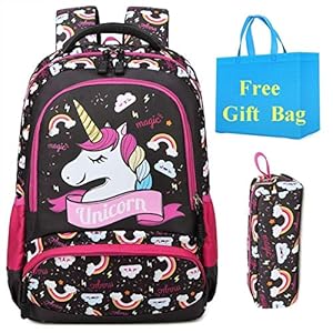 Comprar Mochila Niña Escolar Infantil Niño Unicornio Mochila Escuela Primaria Chica Bolsa de Libros 2 en 1 Sets de Mochila con Estuche