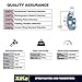 XiKe 10 Pcs 608-2RS Bearings 8x22x7mm, Double Rubber Seals and Pre-Iubrication, Deep Groove Ball Bearings for Electric Motor