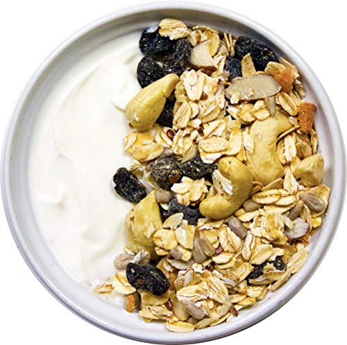 50% Nuts, Fruits and Seeds Muesli - No Sugar Added All Natural Muesli Cereal (Apple & Apricot)