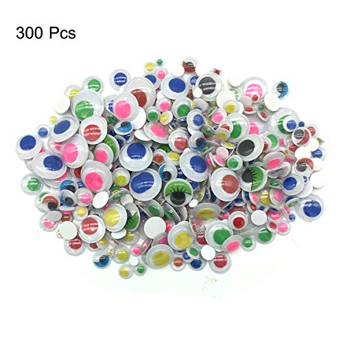 Wartoon 338 Pcs Origami Paper 288 Sheets Origami Paper and 50 Luminous Origami Paper with Googly Wiggle Eyes Scissors Needle Thread