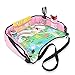 KIPTOP Car Seat Travel Tray,Kids Play & Learn Tray for Snacks Drawing ,Sturdy Side Walls, Strong Buckles,Works on Buggy and Pushchair (Pink)