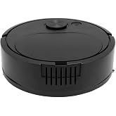 Fdit Robot Vacuum Cleaner, Mini Automatic Avoidance USB Charging Smart Sweeping Robot for Wooden Flooring for Carpet (Black)