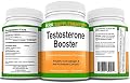2 Bottles Testosterone Booster Anti-Estrogen & Anti-Aromatase Complex Tribulus Terrestris Extract Chrysin Diindolylmethane DIM Eurycoma Longifolia Jack Gamma Oryzanol 180 Total Capsules KRK Supplements