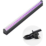 USB Black Light Bar, 10W 1ft T5 Portable UV LED Blacklight Tube Glow in The Dark for Fluorescent Poster Room Bedroom Party Su