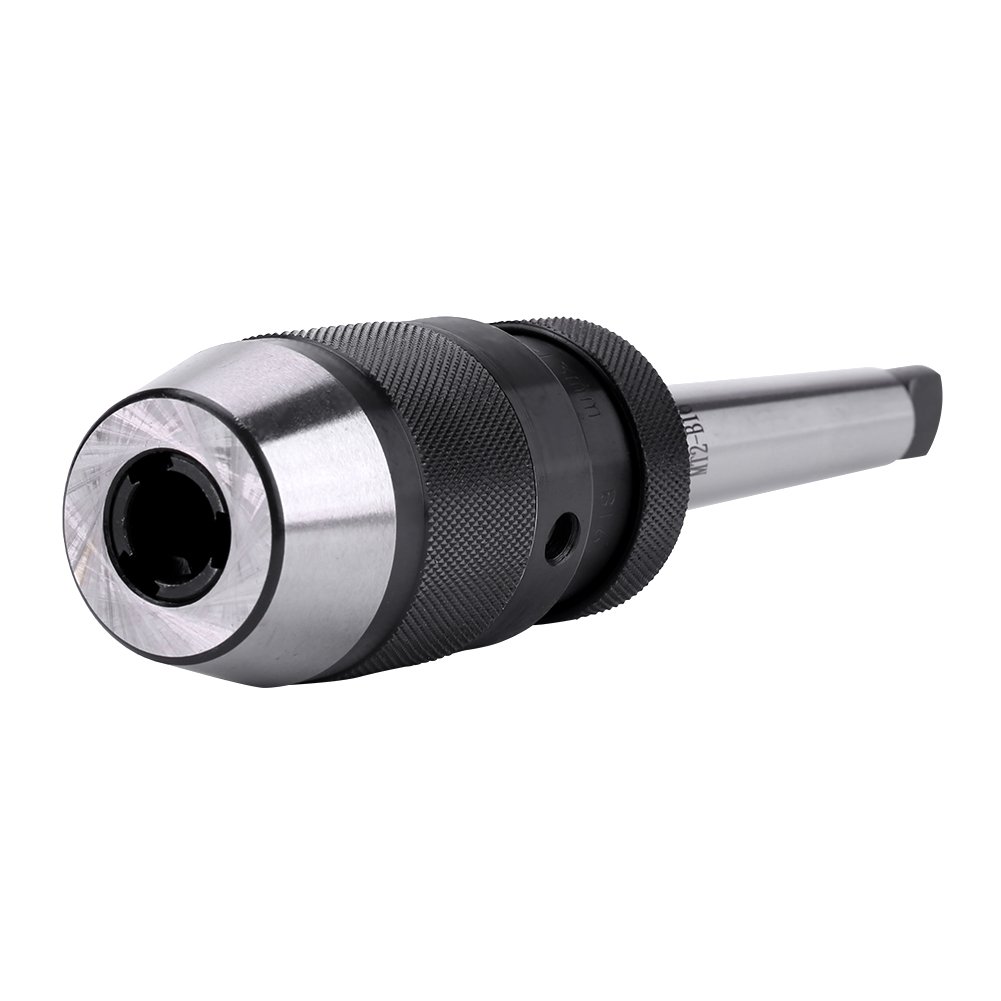 Drill Chuck TOPINCN 0-13Mm 1/2" Steel Self-Tightening Keyless Lathe Chuck And Mt2-B16 Arbor