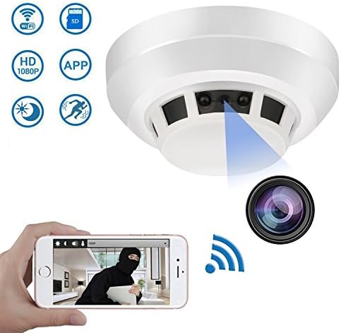 WiFi Spy Hidden Camera Detector HD 1080P Night Vision Cam SD Card Camcorder Mini Video Recorder Camera Motion Detection Activated Surveillance Security Cameras