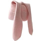 YEKEYI Long Ears Funny Hat Knit Beanie Hats Cute Bunny Winter Cap Warm Knit Rabbit Skull Cap