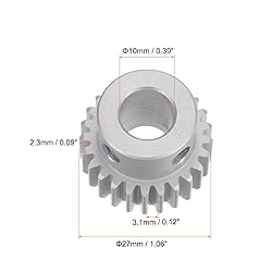 HARFINGTON Step Spur Gear 10mm Bore Gear 25T Mod 1