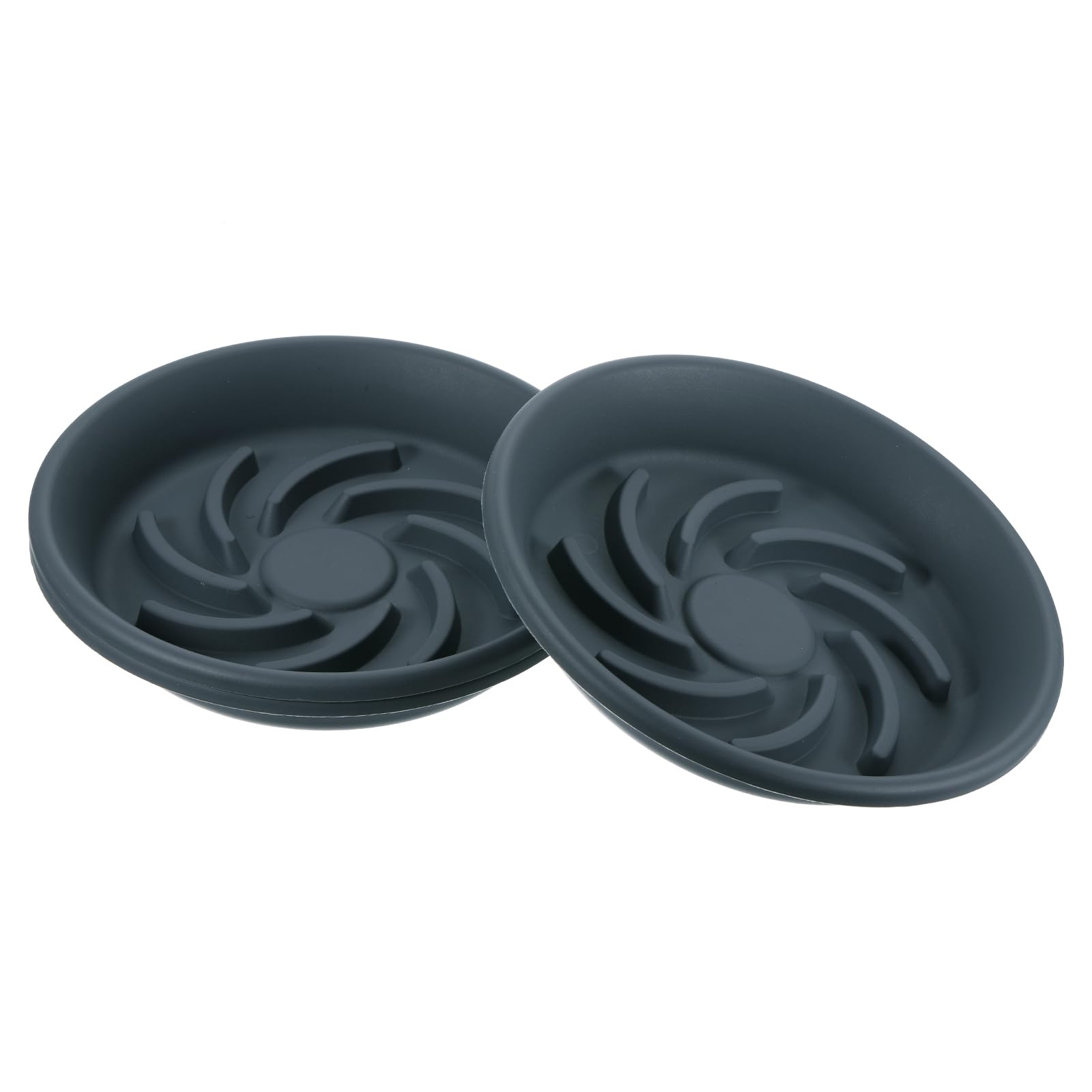 PATIKIL Plant Saucer Drip Tray 8.3 Inch, 3 Pack Plastic Round Planter Trays Flower Pot Drainage Dish Plate Bases for Indoor Outdoor Home Garden Office Space, White