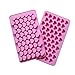 SPHTOEO 55 Mini Heart Shapes Silicone Soap Crayon Ice Cube Candy Decoration Chocolate Mold, Reusable Cake Mold