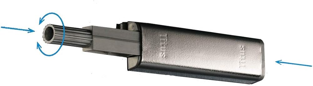Hafele Push to Open Catch Steel 50mm Concealed Fitting