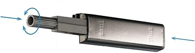 Hafele Push to Open Catch Steel 50mm Concealed Fitting