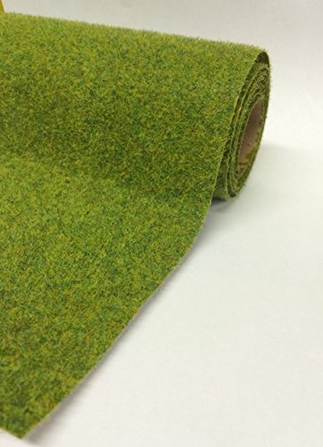 Grass Mat Hairy Summer Green Mix 120cmx61cm 48"x24" Javis Landscape scenery roll