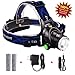 Supreme Lighting Waterproof flashlight Strobe 2000 Lumens bright LED headlamp Rechargeable 18650 Batteries