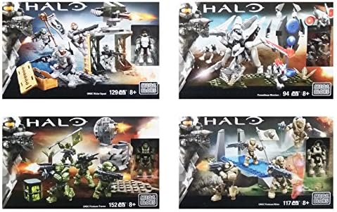 Mega Bloks Halo Combat Team Battle Unit Bundle including: Victor Squad, Promethean Warriors, Fireteam Taurus &amp; Fireteam Rhino Battle Packs (1 of Each)