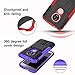 Yiakeng for Moto E5 Play Case, Moto E5 Cruise Case, Dual Layer shockproof Slim Protective with kickstand Hard Phone Case Cover for Motorola Moto E5 Play (Blue)