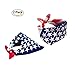 Dog Bandana,American Flag Bandana Pet Dog Scarf USA Flag Dog Bib 2 Pack Bandana for Dogs Large or Small