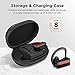 Wireless Earbuds, Vislla 5.0 Bluetooth Sport Headphones Stereo Bass Sound TWS Ear Buds Over Ear Sweatproof Headset 8 Hours Playtime Wireless Earphones with Mic & Charging Case for Running/Working Outthumb 3
