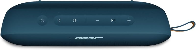 SoundLink Flex (2.ª Gen.), Altavoz portátil inalámbrico con Bluetooth pequeño y Potente para Fiestas al Aire Libre, hasta 12h de autonomía, Resistente al Agua IP67 y al Polvo, Azul crepúsculo