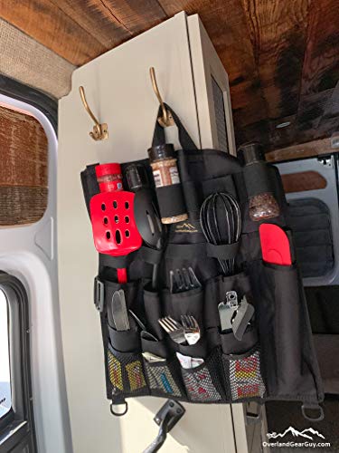 Back Country Black Utensil Organizer by Overland Gear Guy