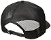 Hurley Men's Milner Curved Bill Snapback Trucker Cap, Black/Black//Black, One Size