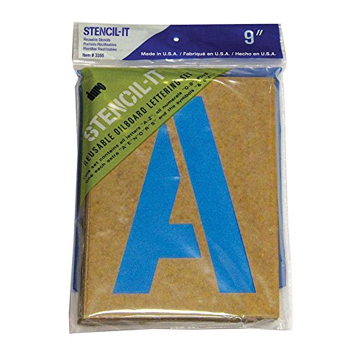 Duro Stencil-It Oil Board Stencil Set 9-Inch