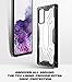 Poetic Affinity Series Designed for Samsung Galaxy S20 Plus/Galaxy S20+ Clear Case, Rugged Lightweight Military Grade Hybrid Protective Bumper Cover, Black/Clear