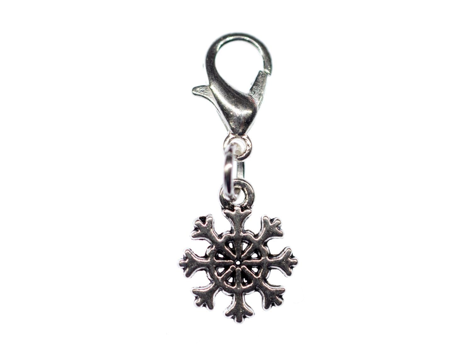 Miniblings Snowflake Charm Pendant Frost Snow Christmas 13Mm Ice Flower Winter Sport