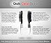 Qwik-Clean Brush - Easy Clean Retractable Bristles and Detangling Oval Brush for Curly, Straight and Thick Hair - Wet and Dry Hair - Black