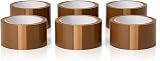 1ABOVE 6 Rolls Brown Packing Tape 48mm x 66m Heavy Duty 54 Micron Box Tape