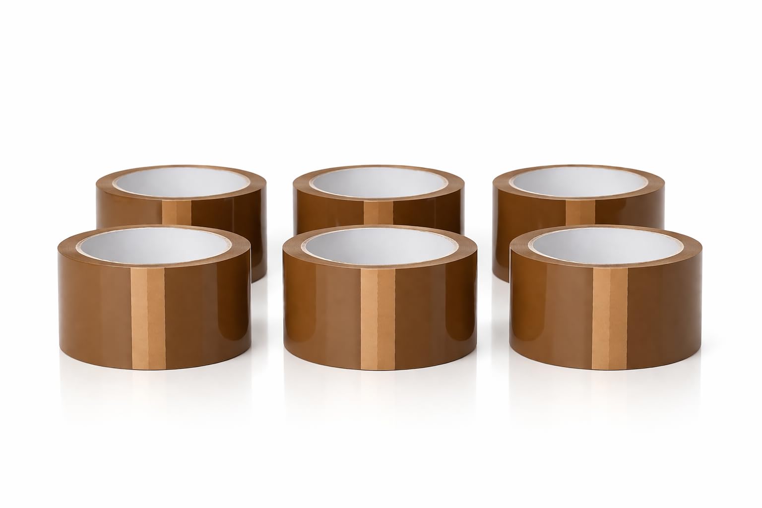 1ABOVE 6 Rolls Brown Tape for Packing 48mm x 66m|Premium Quality tape |54 MicronI Heavy Duty|deal For moving home|Box Tape